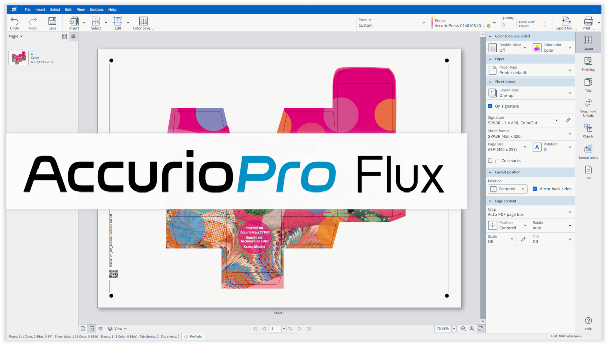 AccurioPro Flux: Version 10.2.2 released | AccurioPro Flux